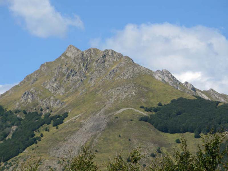 Berg Alto aus dem Ospedalaccio gesehen