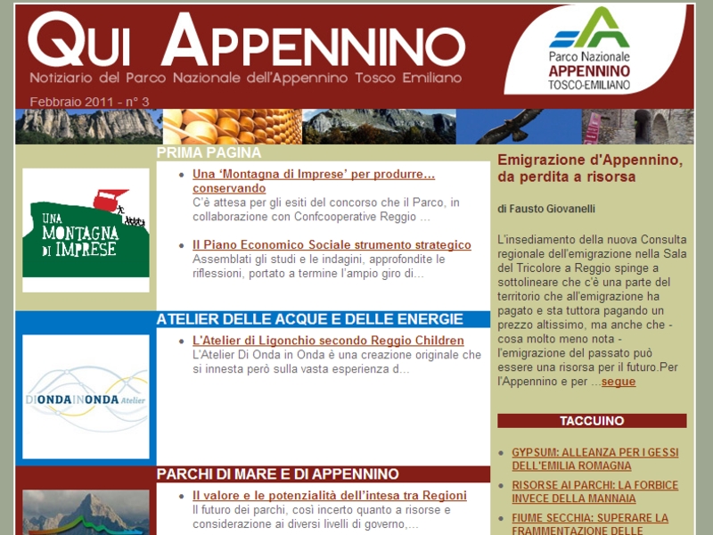 The first issue 2011 of the online newsletter